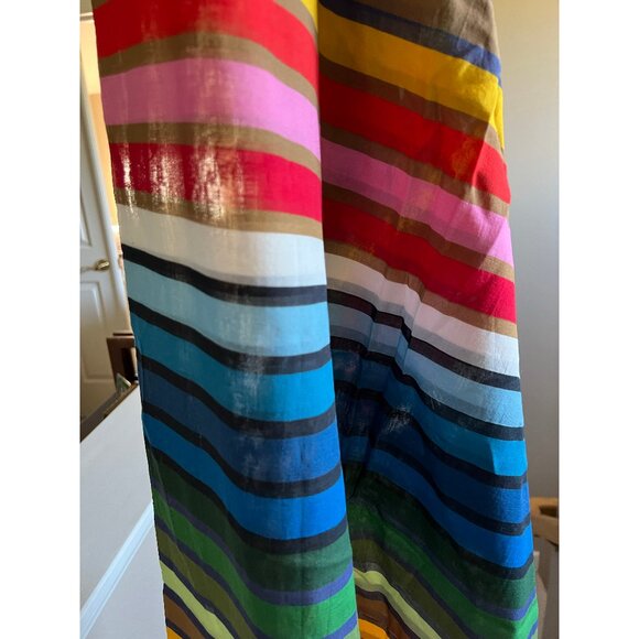 Sonia Rykiel Rainbow Striped Scarf/Shawl - Picture 5 of 8